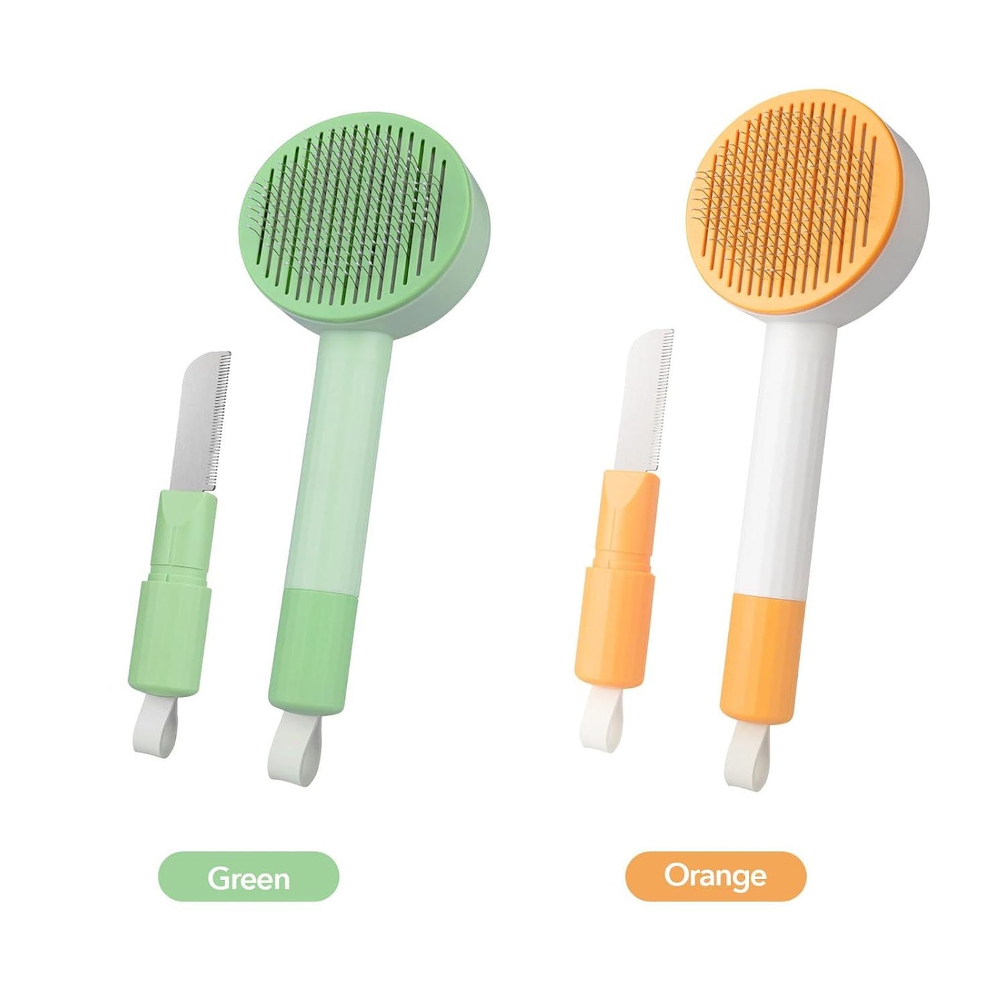 2-in-1 Pet Grooming Brush – Best Deshedding & Hair Remover Brush for Dogs & Cats