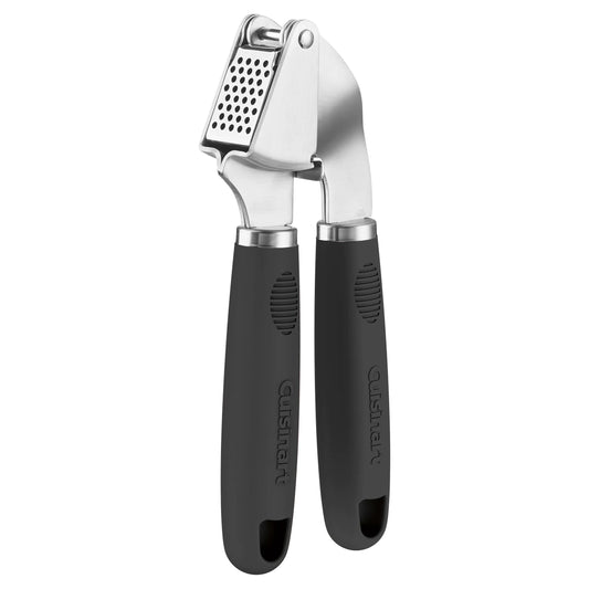 Cuisinart Garlic Press – CTG-16-GP Stainless Steel Garlic Press with Soft-Grip Handle | Best Garlic Press for Easy Mincing