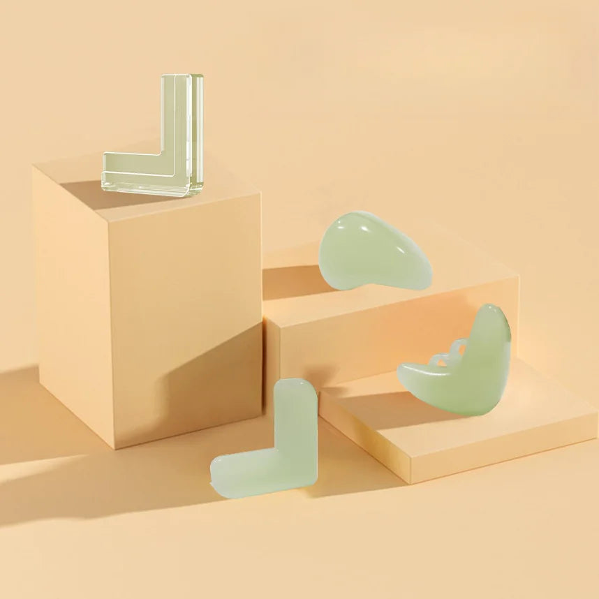 Glow-in-the-Dark Transparent Corner Protectors for Kids – Baby Safety Table & Furniture Bumpers