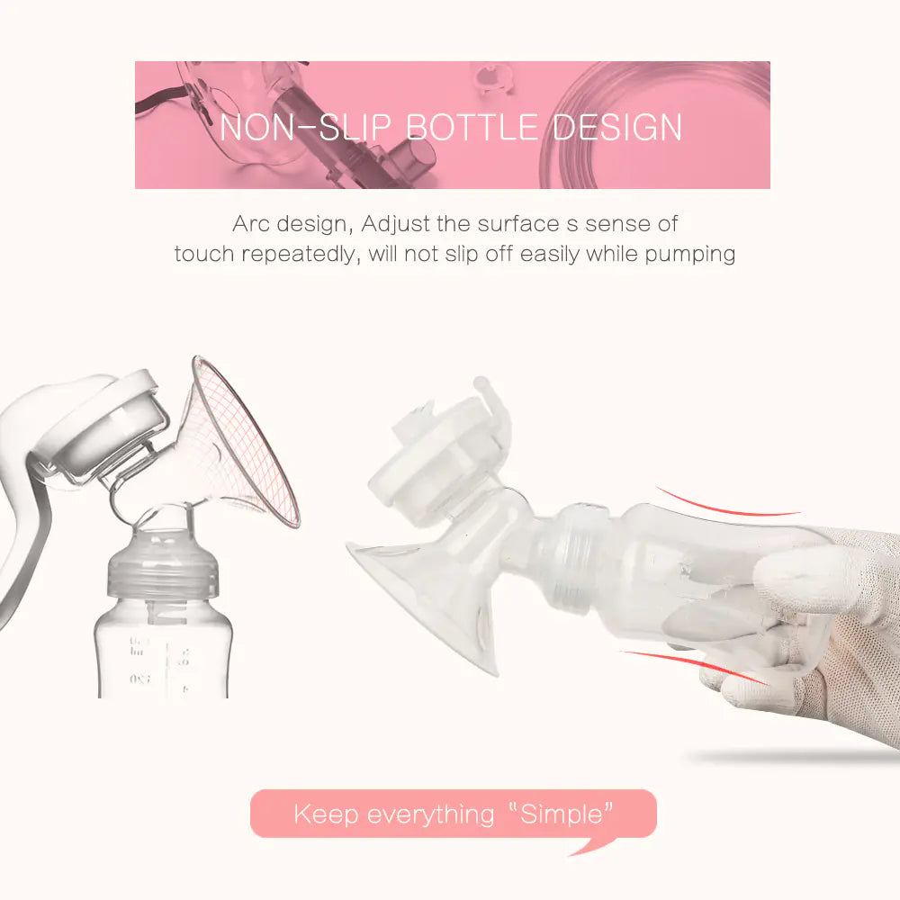 Silicone Manual Breast Pump – Best  Breast Pump for Breastfeeding Moms