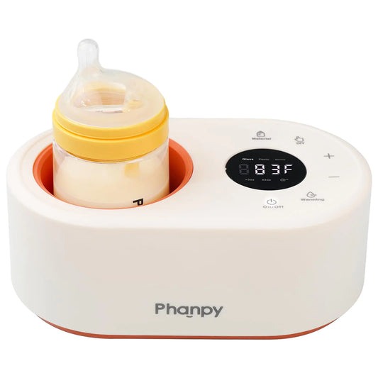 Phanpy 12-in-1 Fast Baby Bottle Warmer – Water-Free Bottle Warmer with Adjustable Temp
