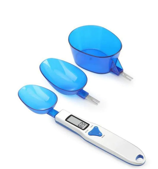 Digital Measuring Spoon Scale – Electronic Kitchen Scale with LCD Display, 0.1g Precision for Cooking & Baking (3 Spoon Set)